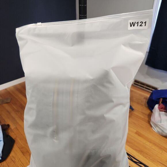 LL Bean Mens L Large Wool Fleece Blanket Lined Canvas Bomber Field Jacket Coat - Picture 16 of 16